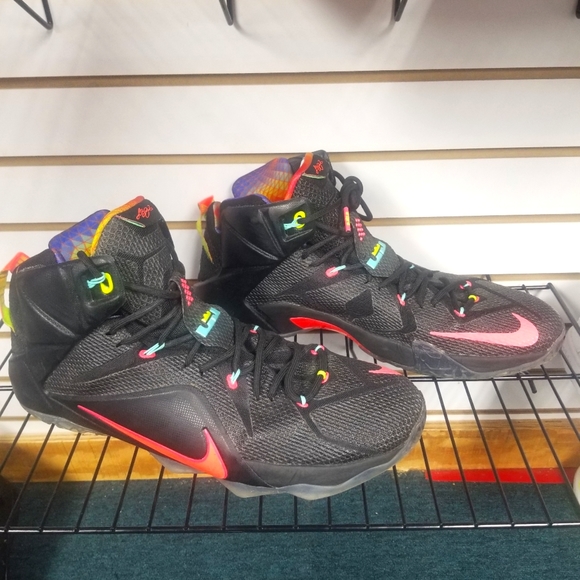 Nike Lebron 12 "Data" Sneakers - Picture 2 of 8